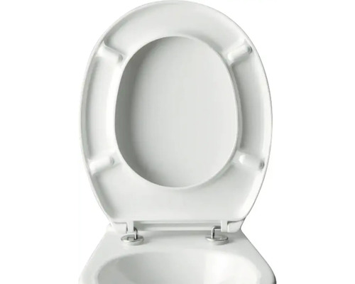 Toalettsits med öppet lock