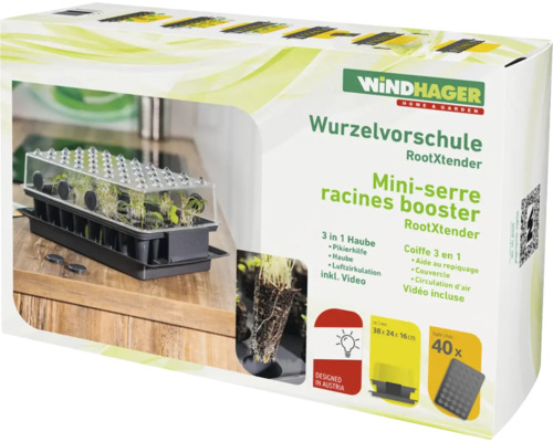 Windhager RootXtender miniväxthusförpackning för rotberedning
