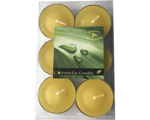 Värmeljus Citronella 6-pack