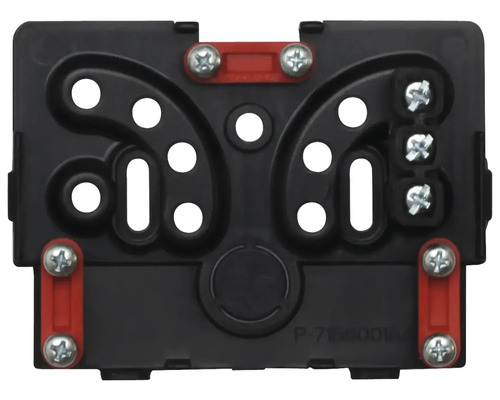 Kopplingsdosa i plast för elinstallationer, med skruvar för montering