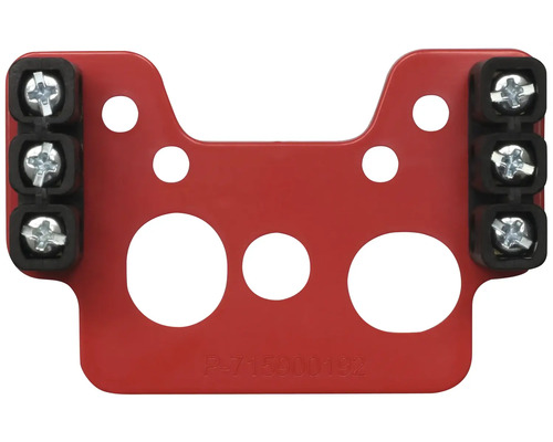 Anslutningsplatta med skruvplintar