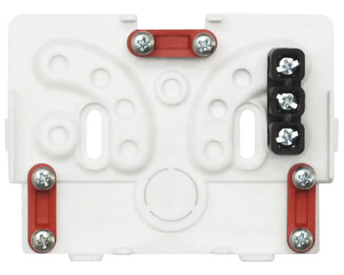 Utanpåliggande sockel med skruvar