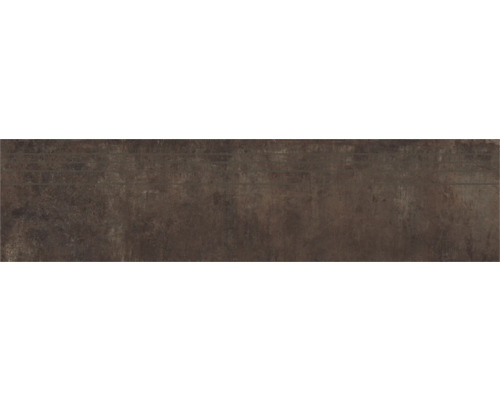 Trappsteg Industrial koppar sidenmatt 29,5x120x0,93 cm Mörk, rektangulär golvplatta med strukturerad yta