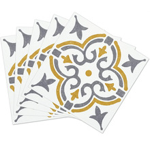 Väggplatta D-C-FIX Jamila gold 15,25x15,25cm