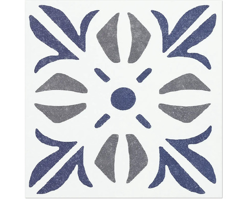 Dekorativ platta med blomstermotiv