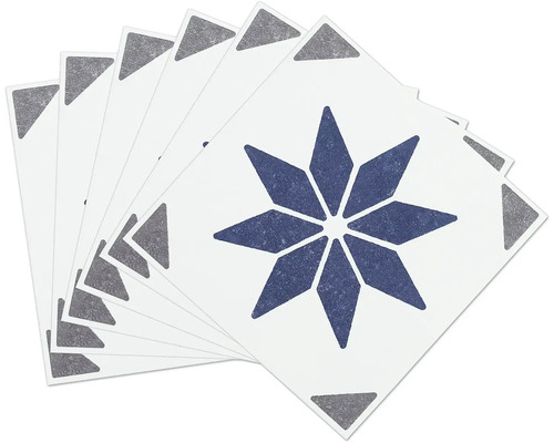 Flera mönstrade plattor för golv och vägg