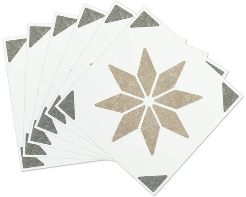 Flera vinylplattor med stjärnmönster