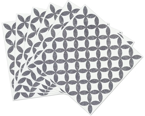 Flera pappersservetter med mönster