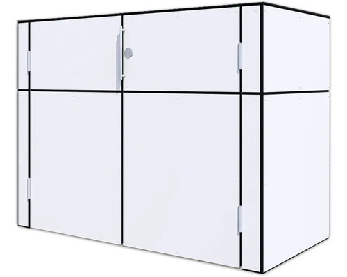 Redskapslåda med flera fack och handtag