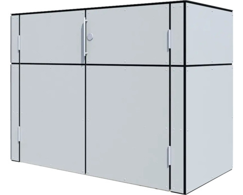 Grå förvaringslåda för utomhusbruk