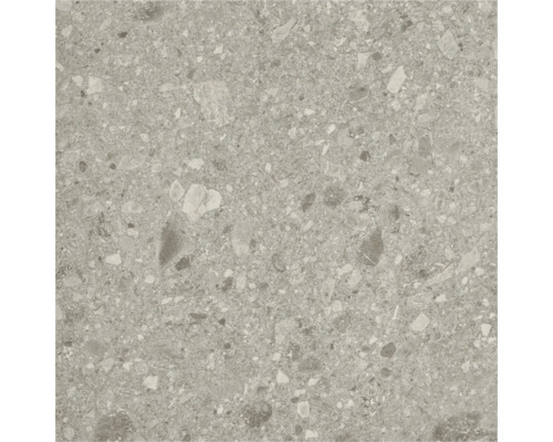 Klinker Ceppo di Gre terrazzo grå matt 60x60x0,9 cm rektifierad