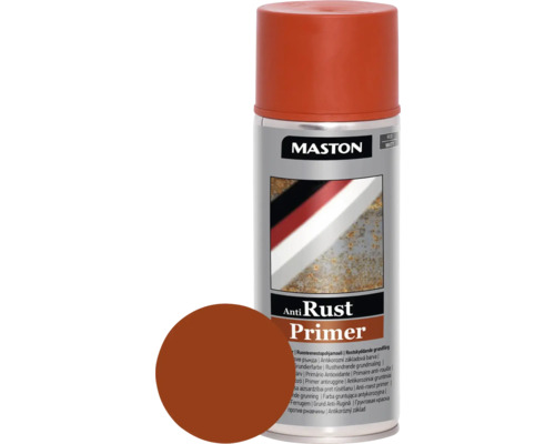 Rostskydd MASTON grundfärg spray röd 400ml Rostskydd MASTON grundfärg spray röd 400ml