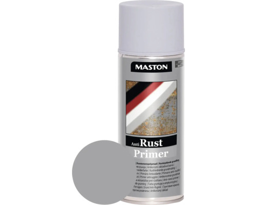 Rostskydd MASTON grundfärg spray grå 400ml Rostskydd MASTON grundfärg spray grå 400ml
