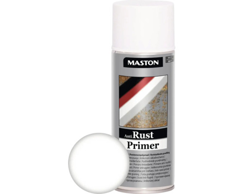 Rostskydd MASTON grundfärg spray vit 400ml Rostskydd MASTON grundfärg spray vit 400ml
