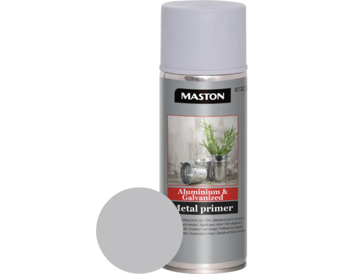 Sprayfärg MASTON grundfärg metall zink aluminiumminium 400ml Sprayfärg MASTON grundfärg metall zink aluminiumminium 400ml