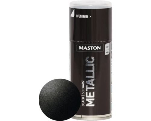 Sprayfärg MASTON metallic svart 150ml