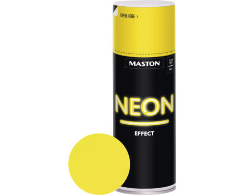 Sprayfärg MASTON neon gul 400ml