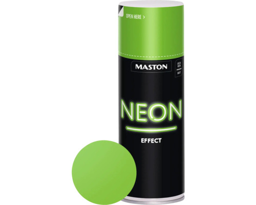 Sprayfärg MASTON neon grön 400ml