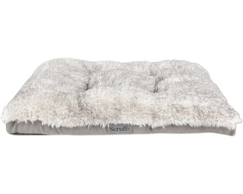 Hundbädd med fuskpälsöverdrag