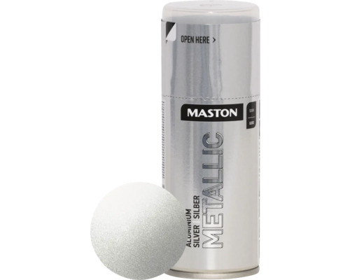 Sprayfärg MASTON metallic silver 150ml