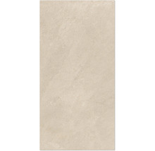 Beige golvplatta av fint porslin
