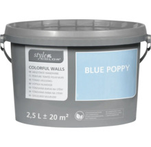 Väggfärg StyleColor blue poppy 2,5l