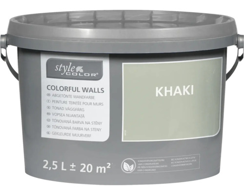 Väggfärg StyleColor khaki 2,5l