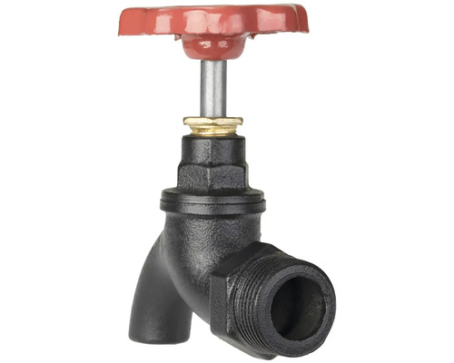 Hörnventil med handratt för vattenledningar