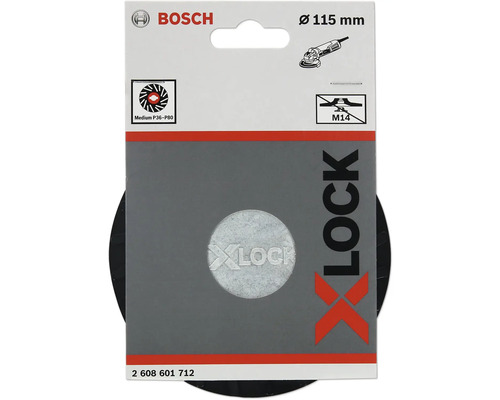 Bosch slipskiva med X-Lock-fäste, diameter 115 millimeter