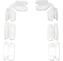 Fästklämmor för LED-lampor, transparent