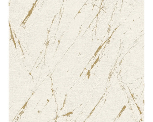 Tapet A.S. CRÉATION Marmor guldbeige 10,05x0,53m Tapet med marmorstruktur