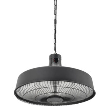 Terrassvärmare CALIENTA grå 475 mm fjärrstyrning 2100 W