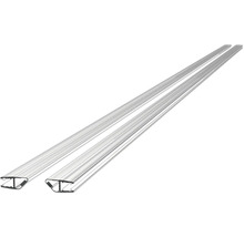 Två aluminiumprofiler
