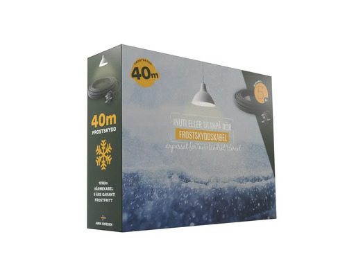 Förpackning med 40 meter frostskyddskabel