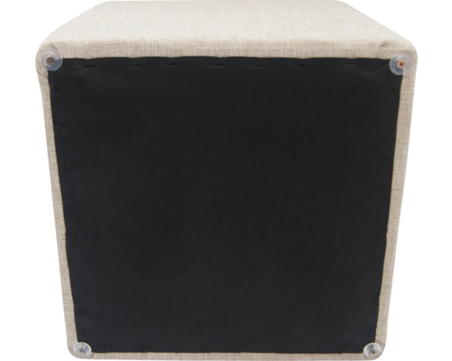 Undersida av en pall med fötter