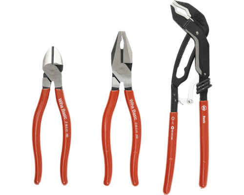 WIHA 3-delars set med tänger Basic WIHA 3-delars set med tänger Basic
