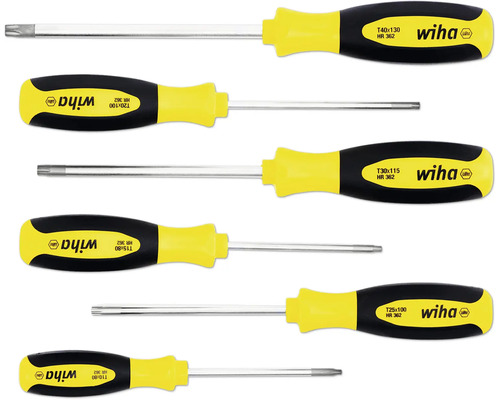 WIHA 6-delars skruvmejselset Torx