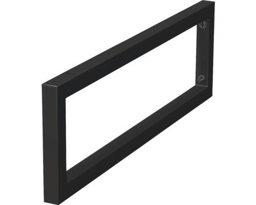 Konsol JUNGBORN trenta rak svart matt metall 45x2x14 cm 1 styck
