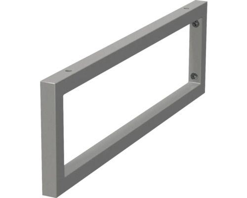 Konsol JUNGBORN trenta rak grå matt metall 45x2x14 cm 1 styck
