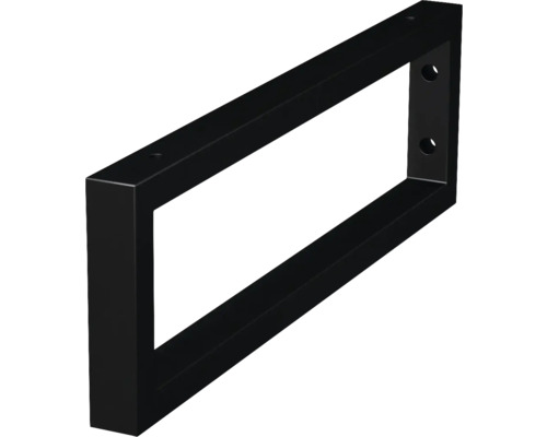 Konsol JUNGBORN trenta rak svart matt metall 45x3x14 cm 1 styck