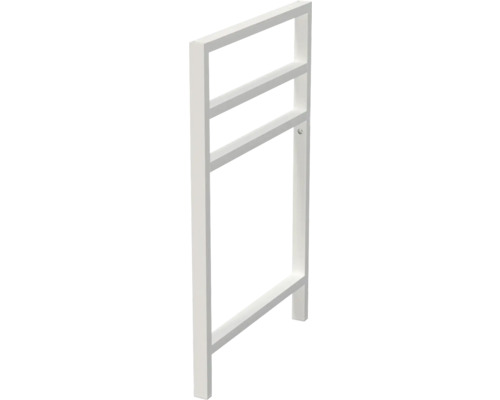 Benställning JUNGBORN trenta rak vit matt metall 68x3x45 cm 1 styck