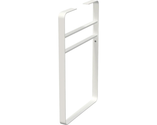 Benställning JUNGBORN trenta rund vit matt metall 75x4x14 cm 1 styck