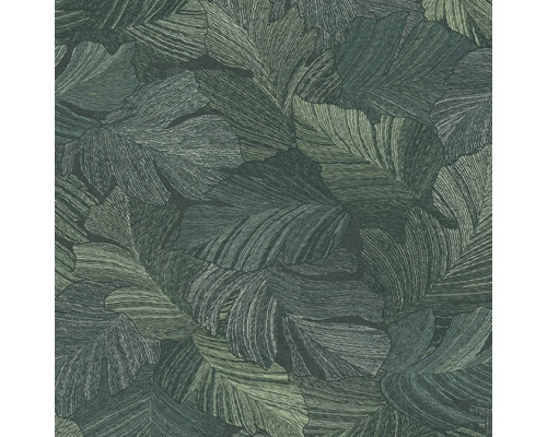 Tapet GRANDECO Leaves grön 10,05x0,53m