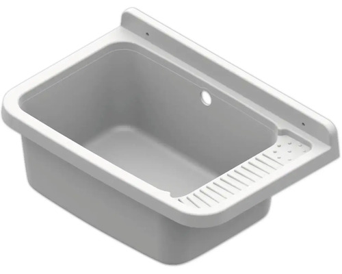 Tvättställ av plast för väggmontering
