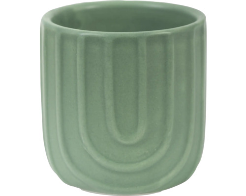 Blomkruka FLORASELF Freulund keramik Ø6x6cm grön