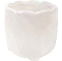 Blomkruka FLORASELF Elgaard keramik Ø6x6cm vit