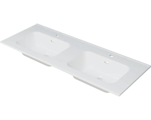 Dubbeltvättställ i sanitetskeramik