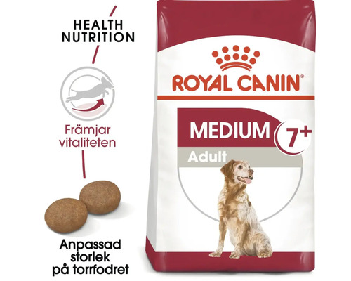 Royal Canin Medium Adult 7+ hundfoder förpackning