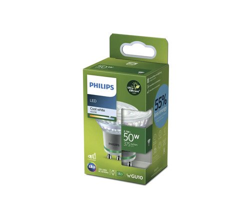 Philips LED-lampa, kallvitt, 50 watt, förpackning