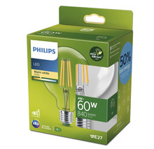 Philips LED-lampa, varmvit, 2700 kelvin, E27 sockel